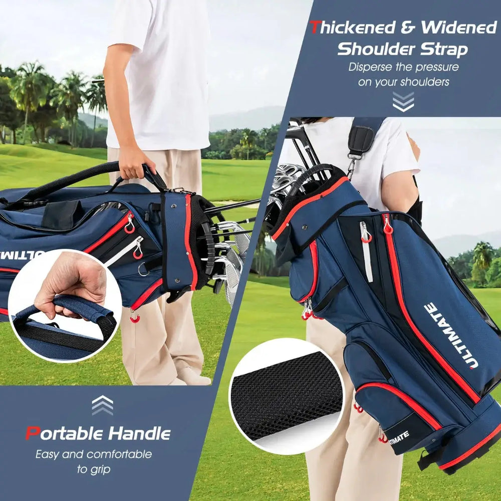 Golfbägi 14 mailajakajalla