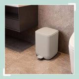 Poljinroska-astia Relaxdays, 9 l, soft close, beige
