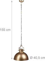 Riippuvalaisin 40,5 cm E27, kullanvärinen