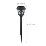 Aurinkokennovalaisimet Relaxdays, 42,5 cm, 4 kpl