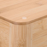 Kaapelilaatikko bambua 44 cm, luonnonvärinen