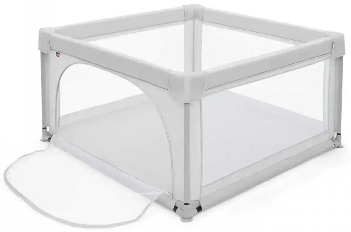Leikkikehä Costway, 120 × 120 cm, 50 palloa, harmaa