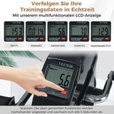 Mini kuntopyörä Costway, LCD-näyttö, musta