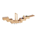 Ompelulaatikko Relaxdays, 5 lokeroa, bambu