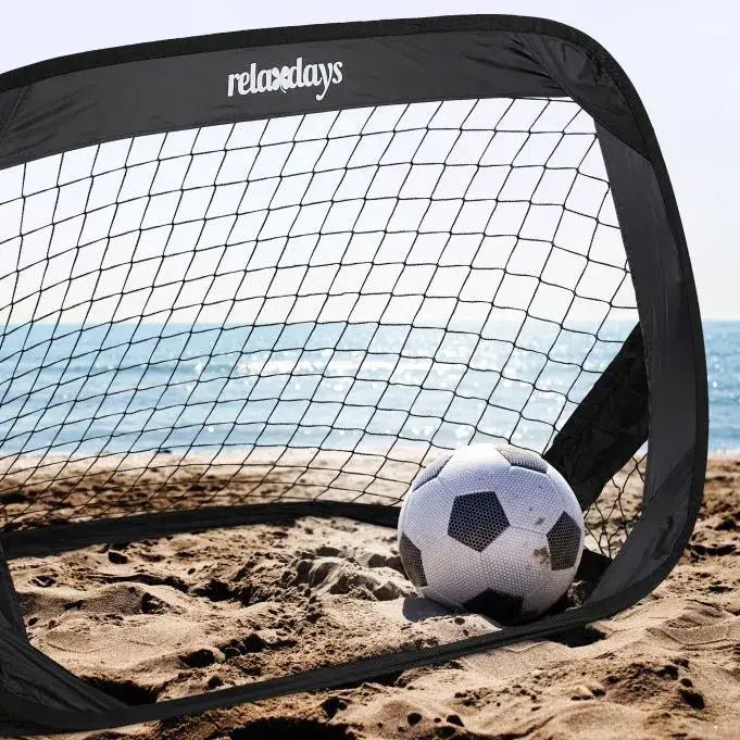 Pop-up-jalkapallomaalit Relaxdays, 122×83×77 cm, 2 kpl
