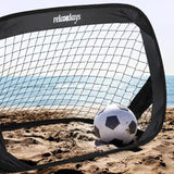 Pop-up-jalkapallomaalit Relaxdays, 122×83×77 cm, 2 kpl