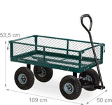 Puutarhakärry 150 kg ilmarenkailla