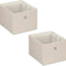 Säilytyskorit Relaxdays, 8 l, 2 kpl, beige - DIILS
