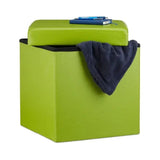 Säilytysrahi Relaxdays, 40 l, taitettava, vihreä
