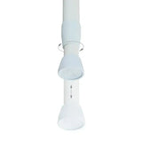 Teleskooppitanko Relaxdays, 110–200 cm, valkoinen
